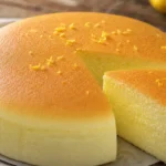 Bolo japonês fofinho com textura tremidinha, toque de limão siciliano e acabamento delicado
