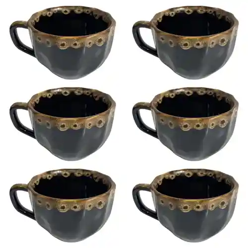 Kit 6 Xícaras Café 200ml