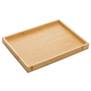 Bandeja Lyor Nature 28cm x 21cm x 2,5cm Natural Bambu