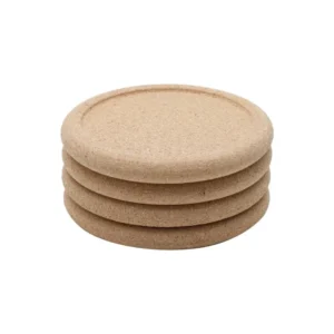 Kit 4 Porta Copos Wolff Cortiça 10cm
